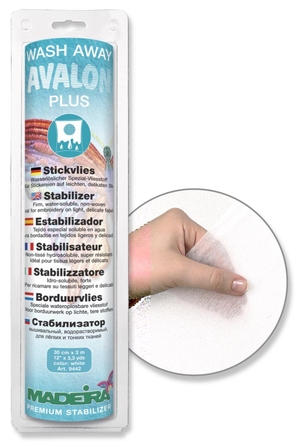 Madeira Avalon Plus Washaway Embroidery Stabilizer 50cm Wide Per Metre