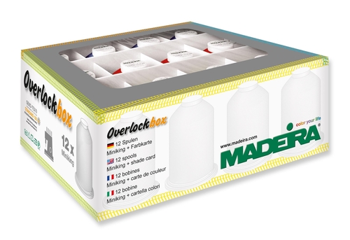 Madeira Aeroflock No.100 Bauschgarn 1000 m Overlock Cover alle Farben
