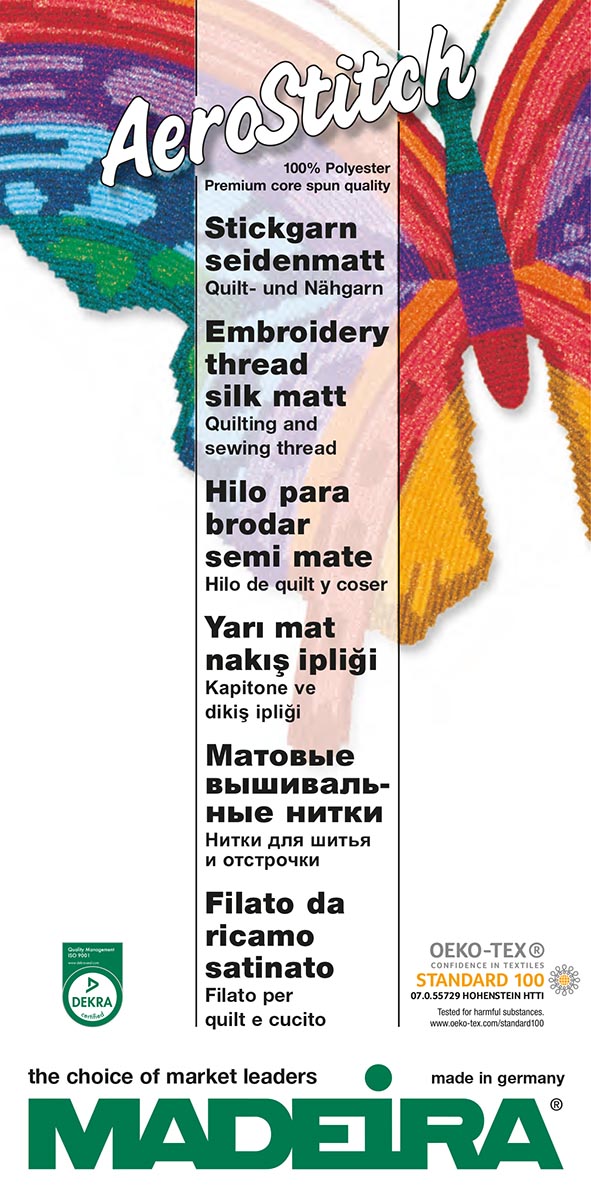AeroStitch Farbkarte