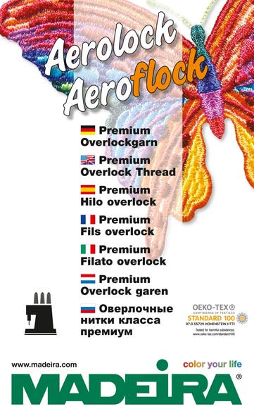 Aerolock/Aeroflock color card