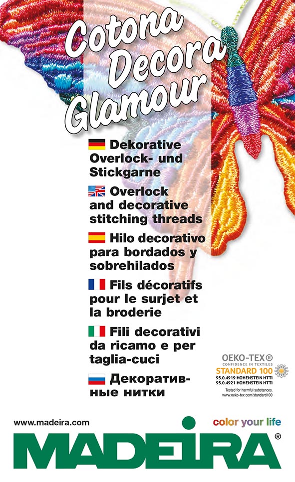 Glamour 8 color card